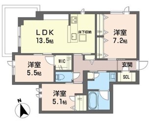 シャンデ　モンターニュの物件間取画像